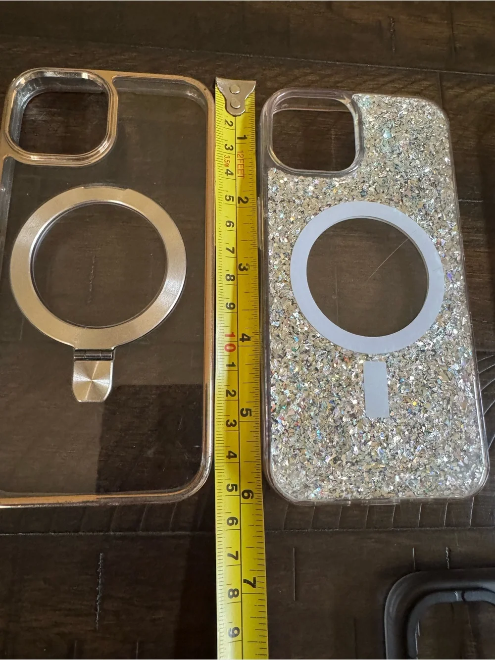 MagSafe-Compatible Clear and Glitter iPhone 14  Collection - Black, Gold, Clear